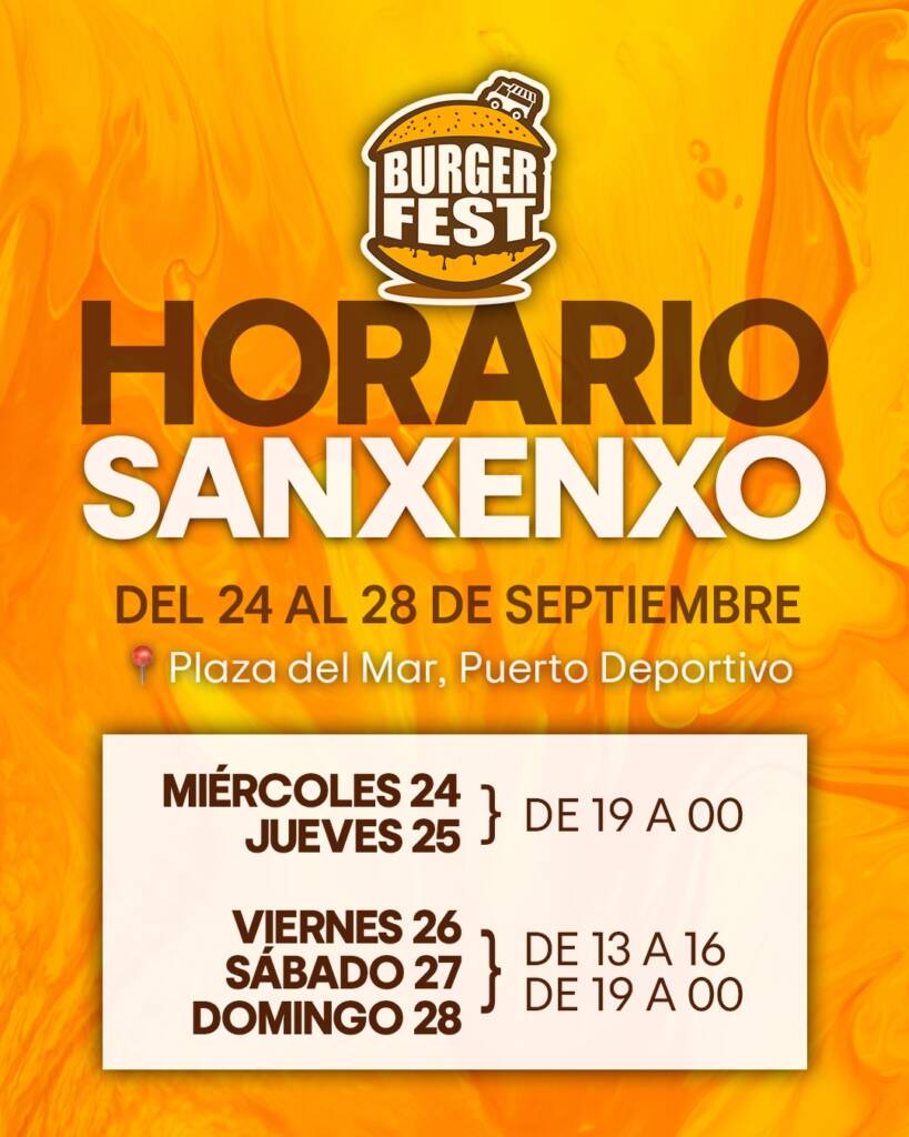 Burger Fest 2025 Sanxenxo