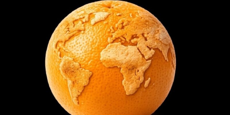 Se A Terra Fora Unha Laranxa