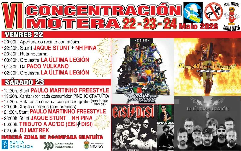 Concentracion Moteira Dena Mita Meaño 2026
