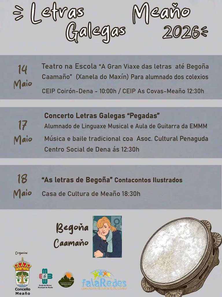 Letras Galegas Meaño 2026