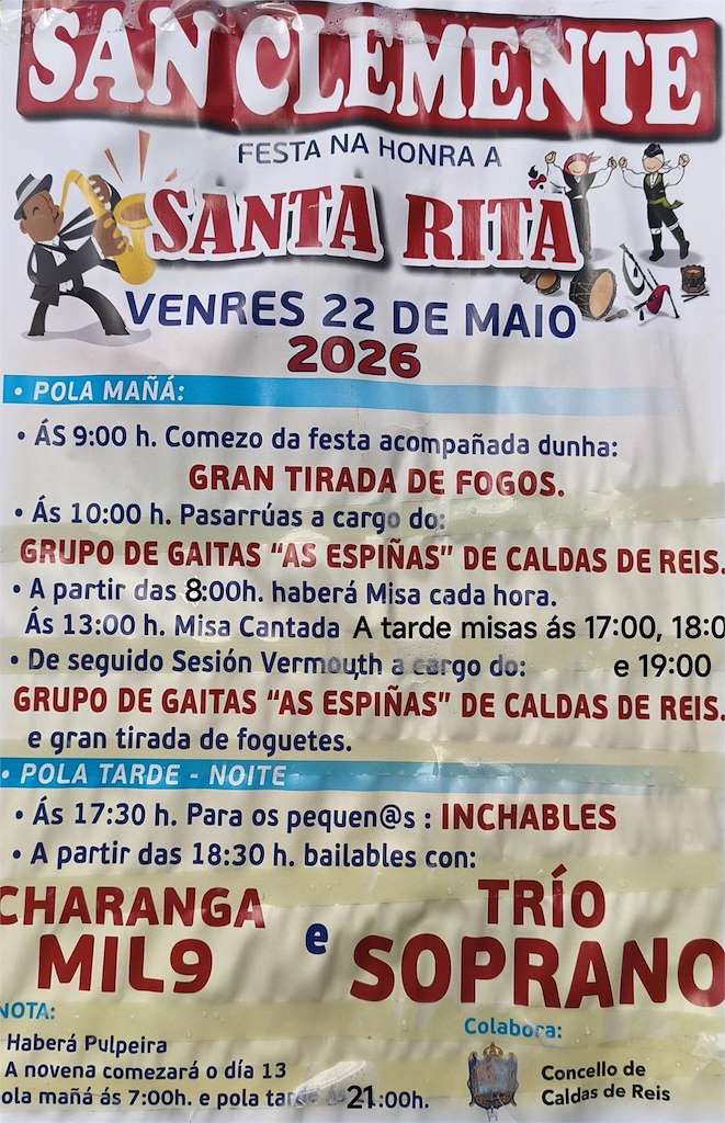 Santa Rita De San Clemente Caldas De Reis 2026