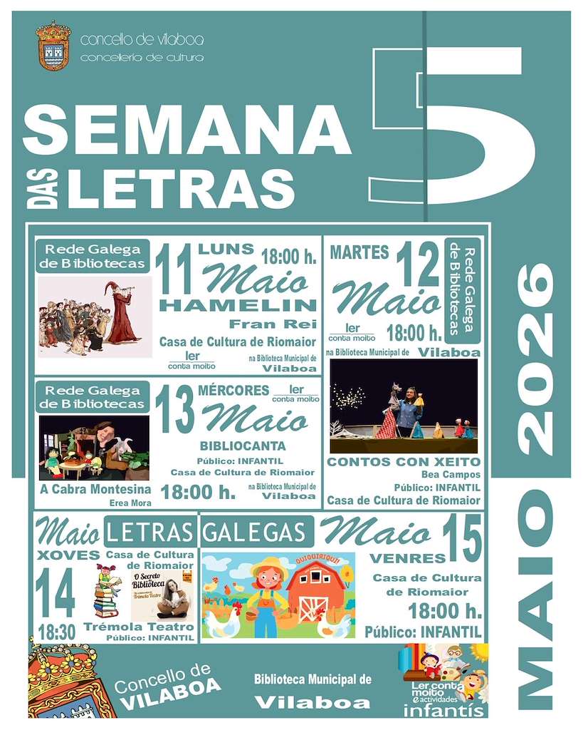 Semana Das Letras Vilaboa 2026
