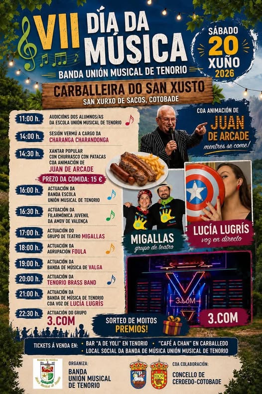 Vii Día Da Música 2026 Cerdedo Cotobade