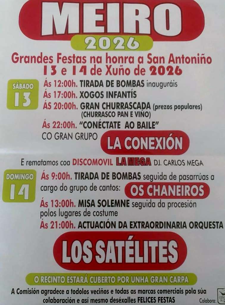 San Antoniño De Meiro Bueu 2026