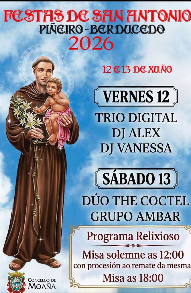 San Antonio De Berducedo Moaña 2026