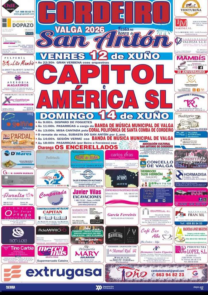 San Antonio De Cordeiro Valga 2026