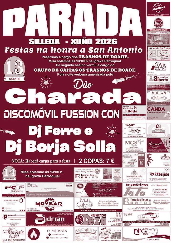 San Antonio De Parada Silleda 2026