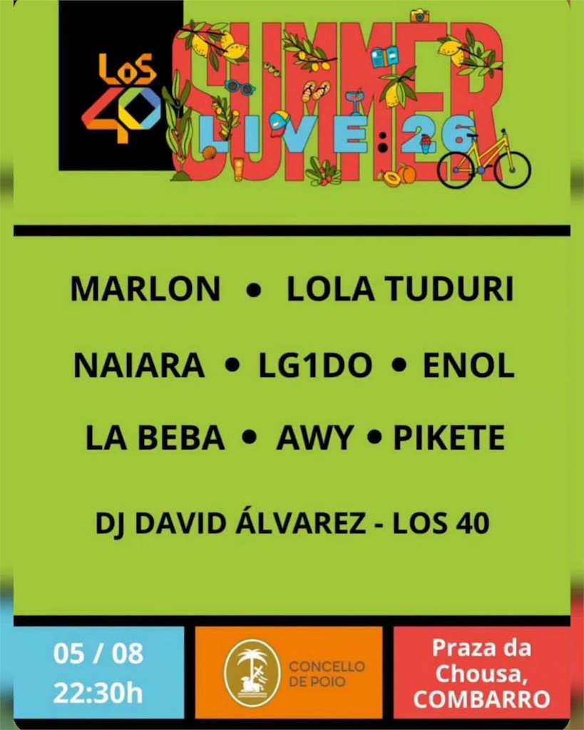 Los 40 Summer Live Poio