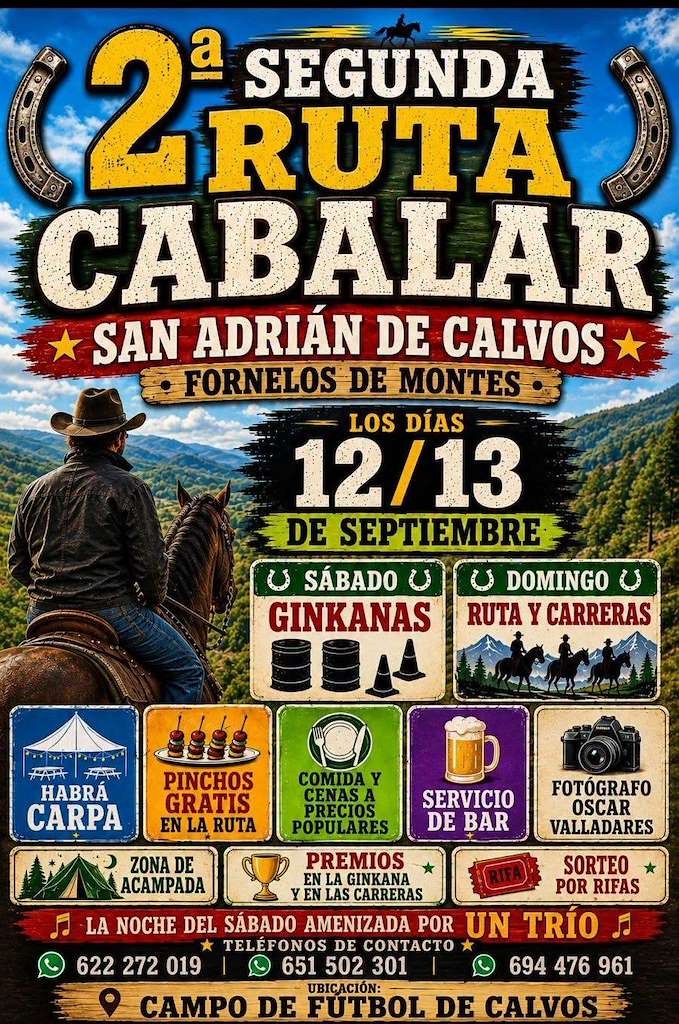Ruta Cabalar De San Adrian De Calvos Fornelos De Montes
