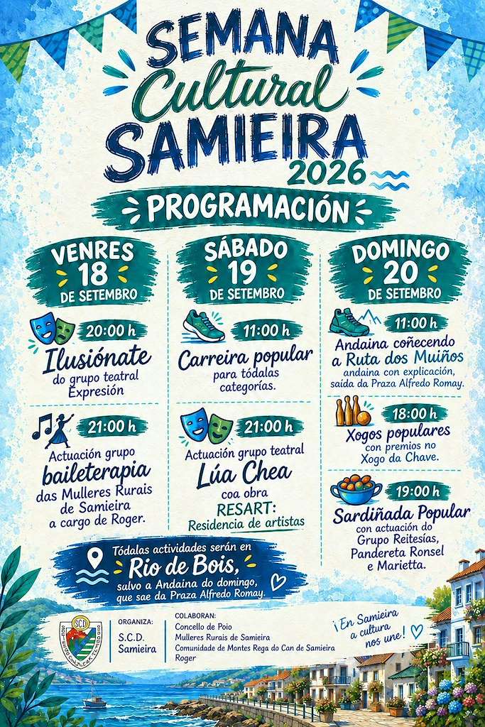 Semana Cultural De Samieira Poio 2026